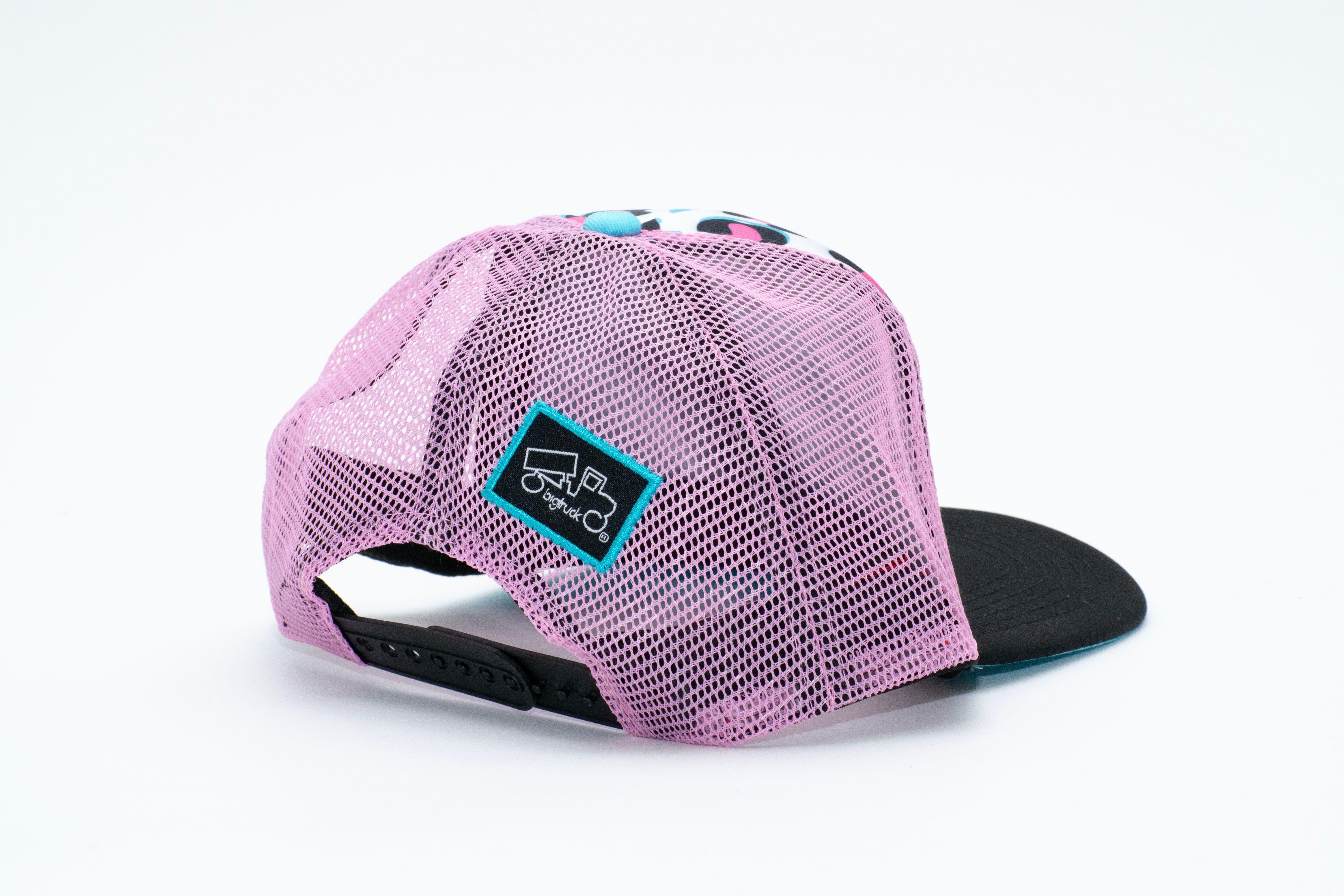 Kids Original Pink Leopard Trucker Hat – bigtruck