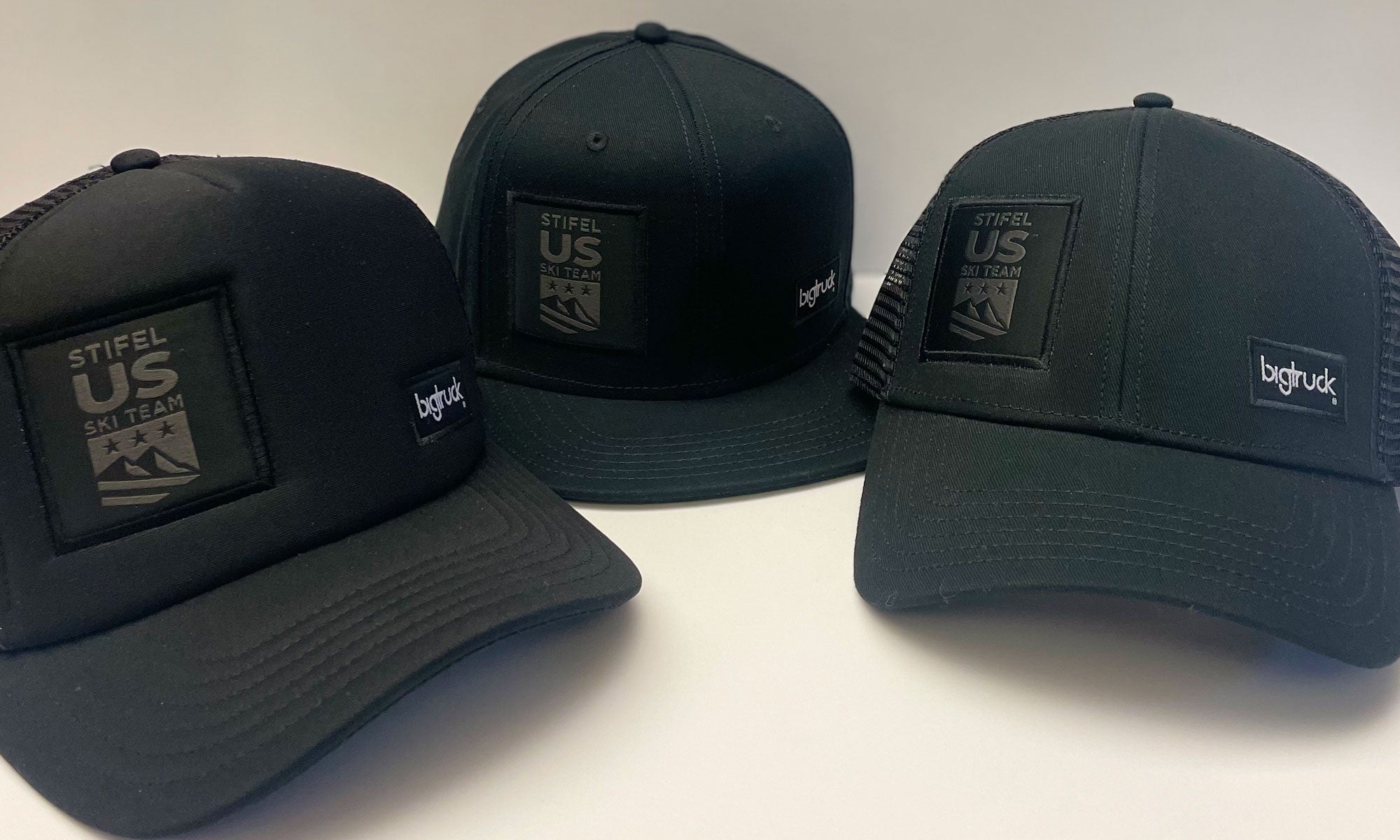 New Black on Black Stifel US Ski Team Hats